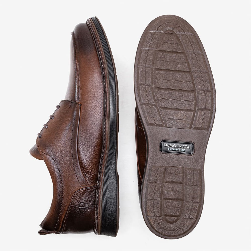 Sapato Masculino James Hi-Soft 32 Marrom Marrom 4