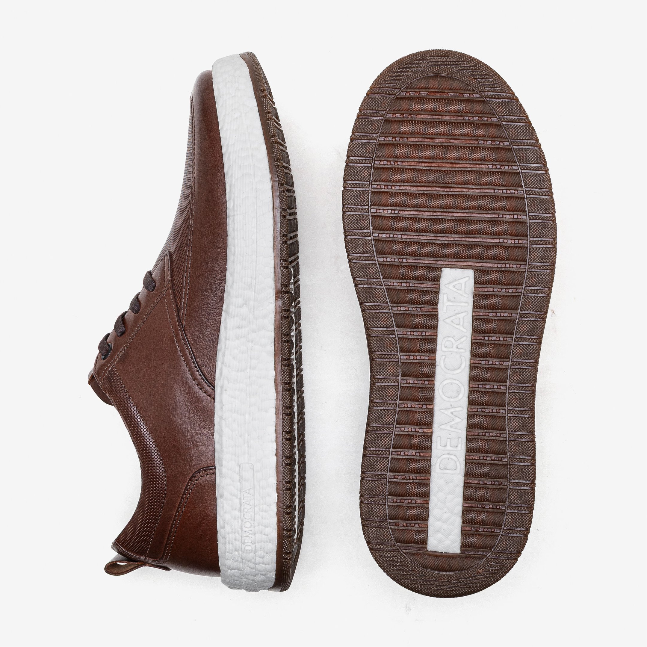 Tênis Masculino Drake Couro Pulse Marrom Marrom 4