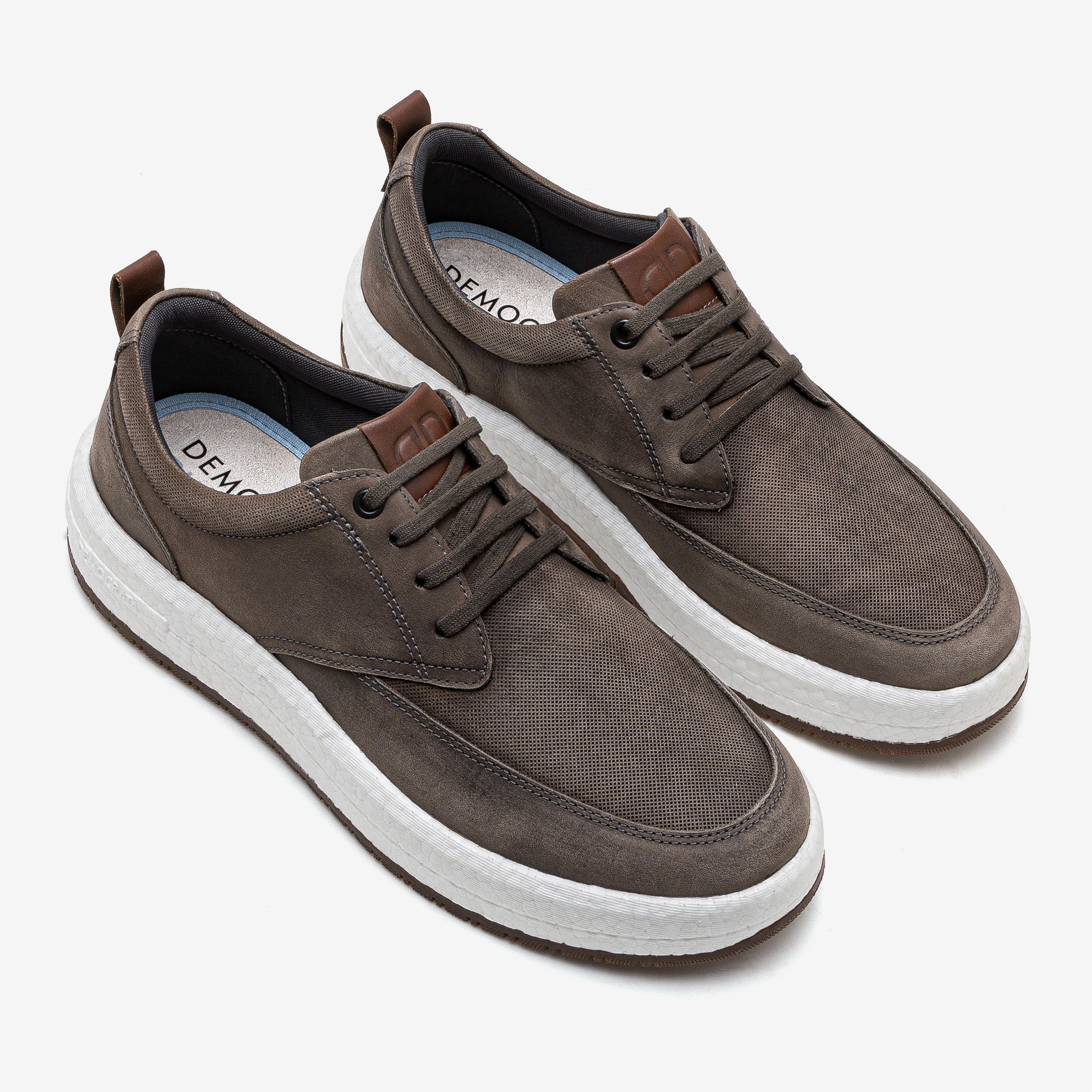 Tênis Masculino Drake Couro Pulse Marrom Marrom 2