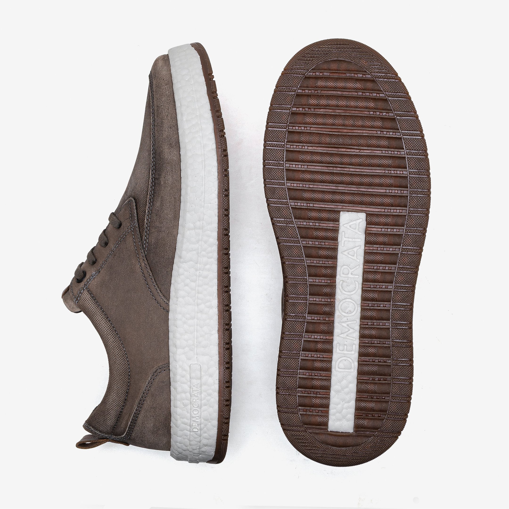 Tênis Masculino Drake Couro Pulse Marrom Marrom 4