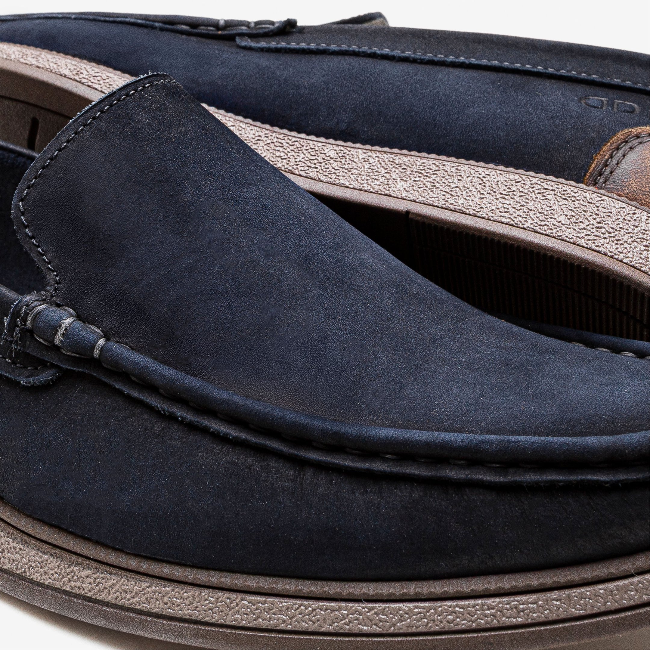 Mocassim Masculino Couro Nash Azul Azul 3