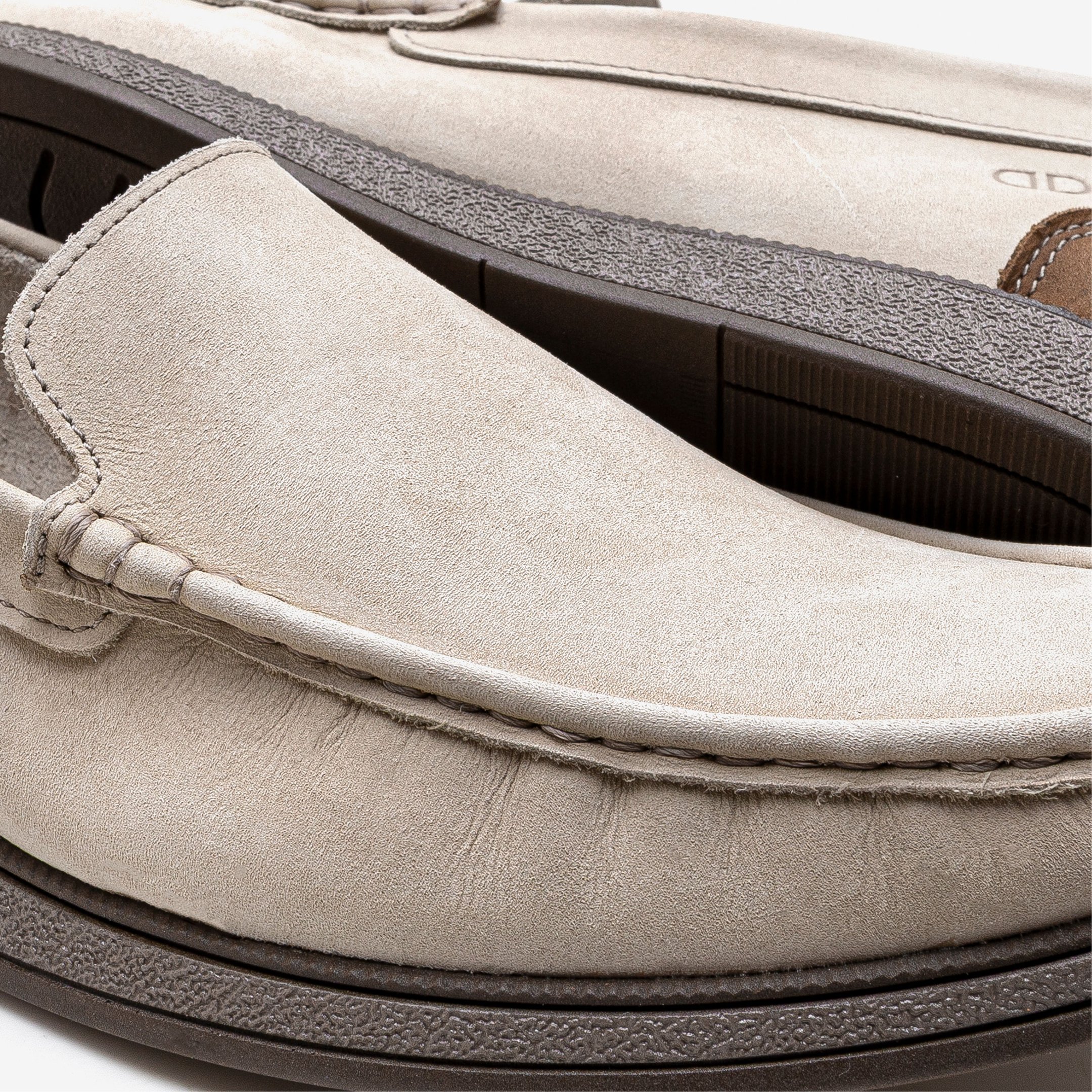 Mocassim Masculino Couro Nash Bege Bege 3