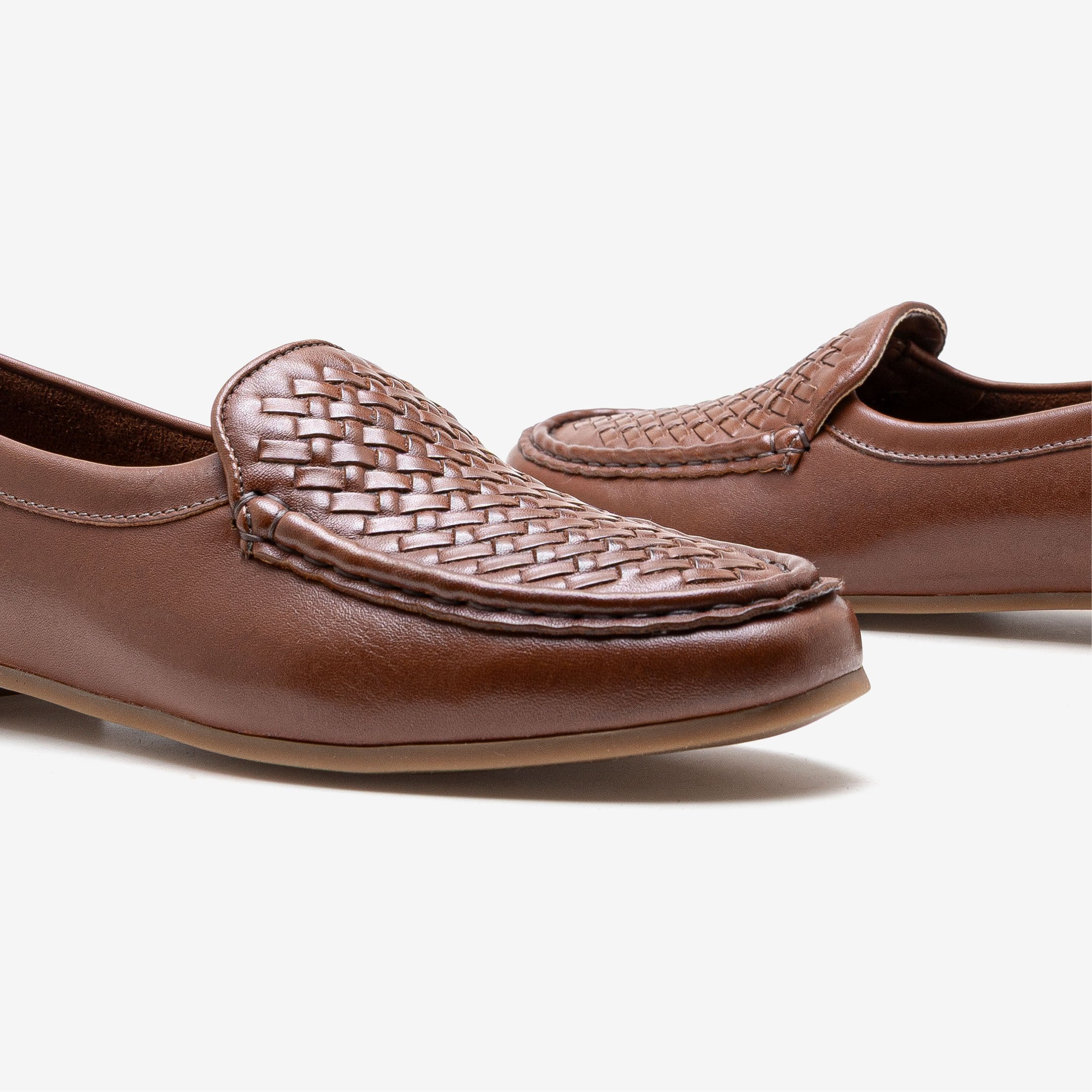 Mocassim Feminino Flora Couro Marrom Marrom 4