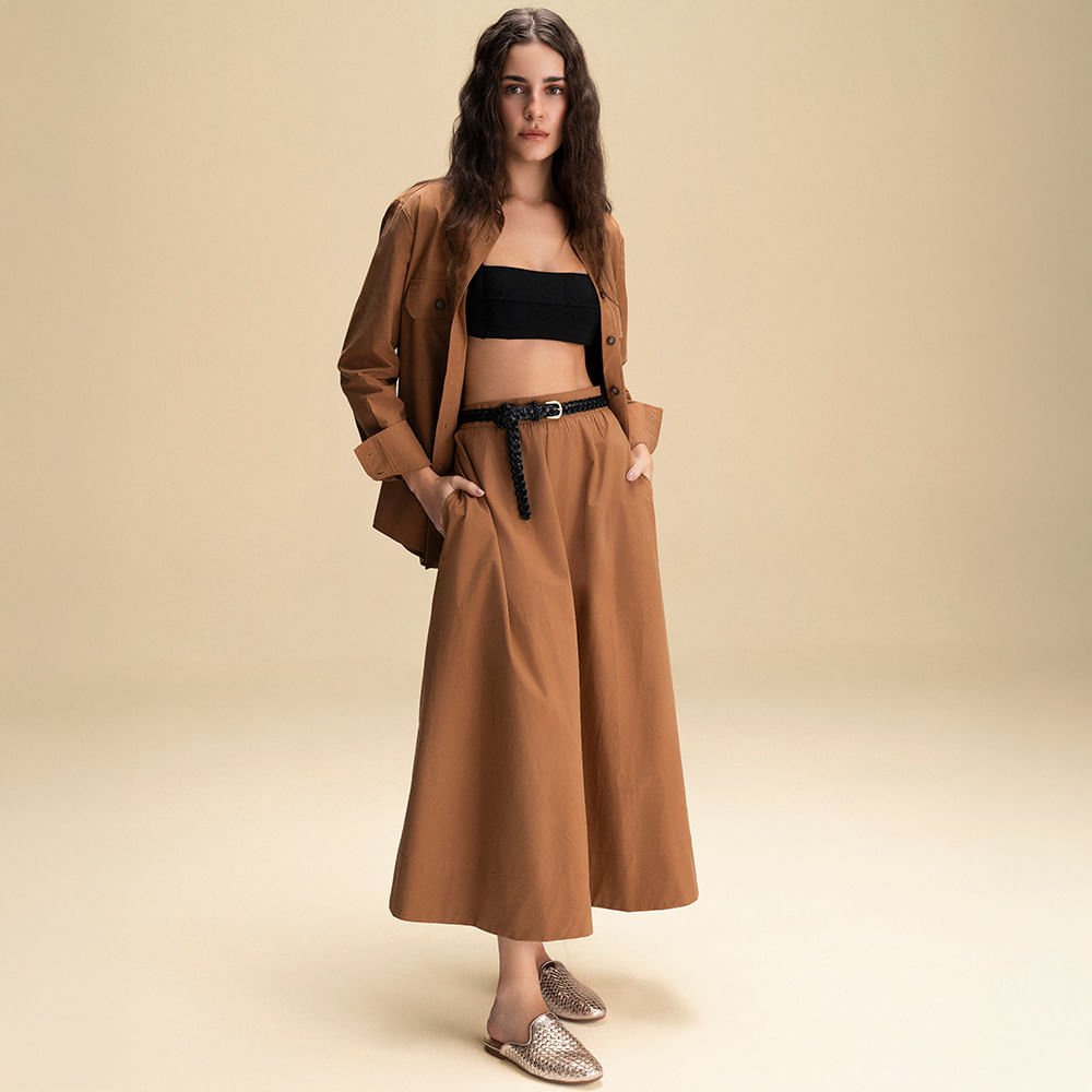 Mule Feminino Lorena Couro Dourado Dourado 3