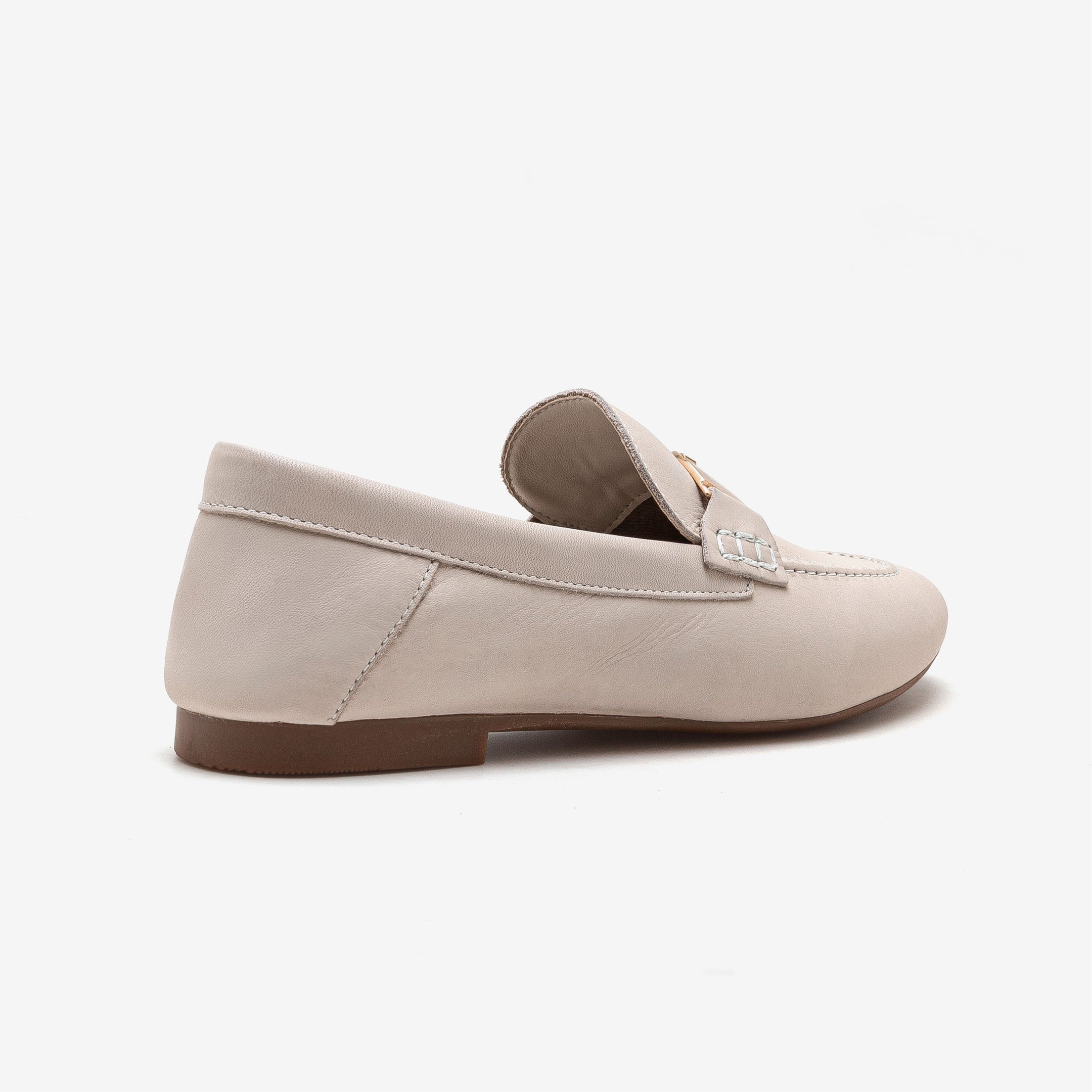 Loafer Feminino Sarah Couro Off White Off White 3