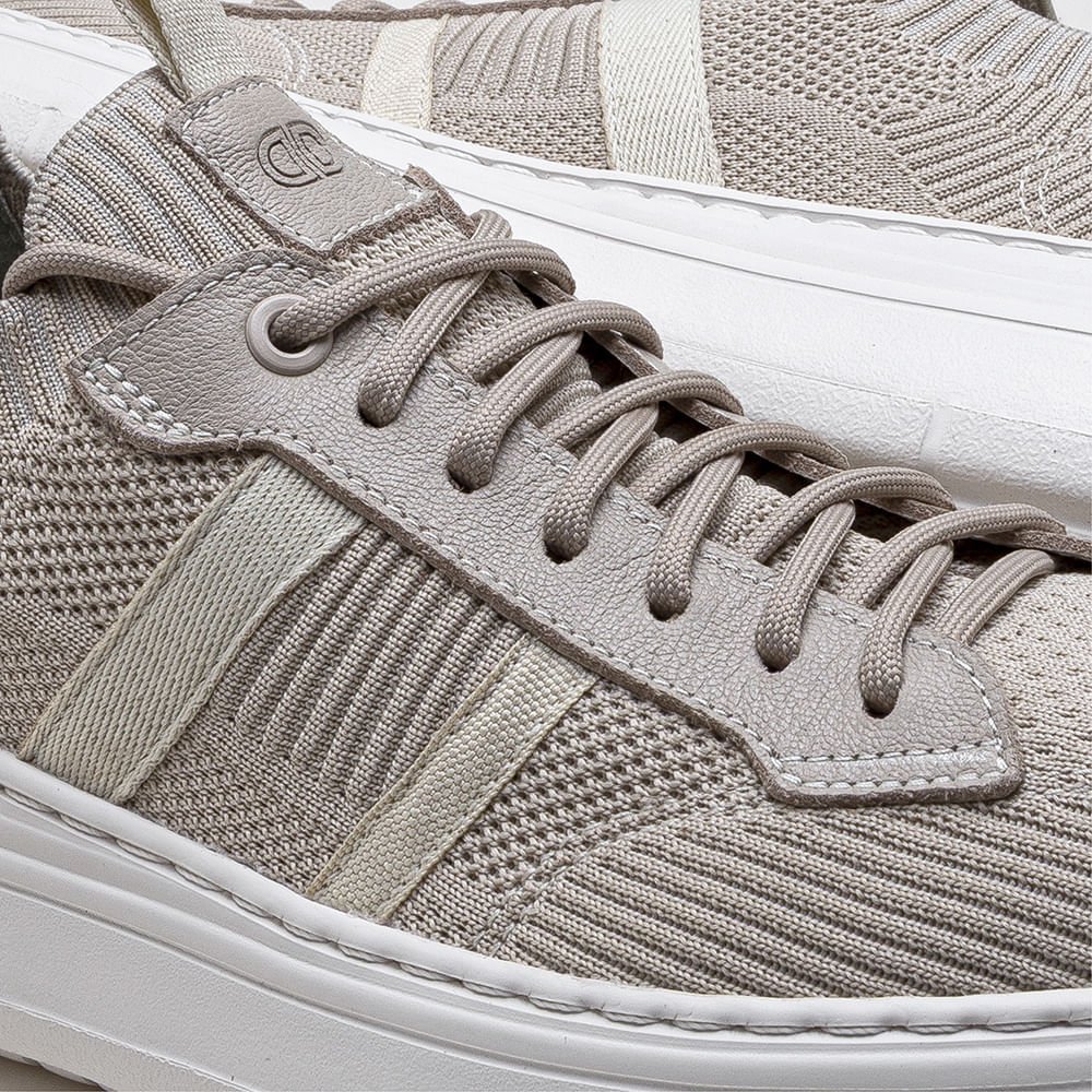 Tênis Masculino Joe Ultra Light Off White Bege 3