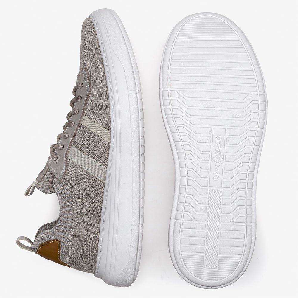 Tênis Masculino Joe Ultra Light Off White Bege 4