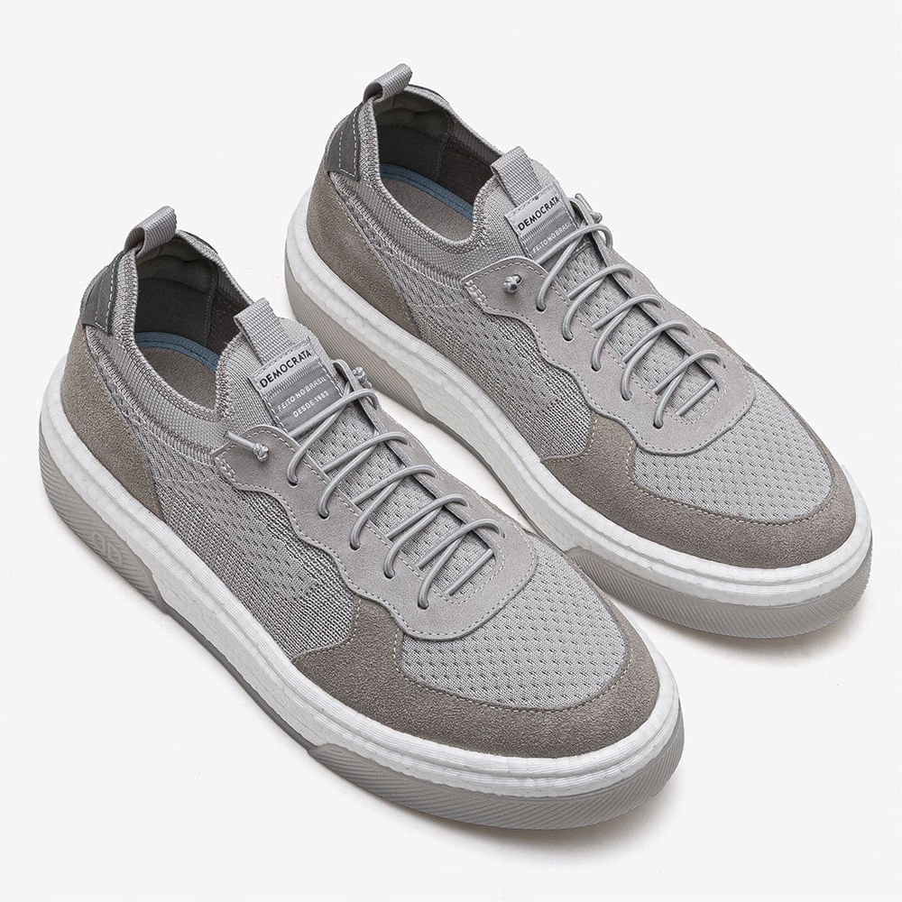 Tênis Masculino Beat Pulse Knit Cinza Cinza 2