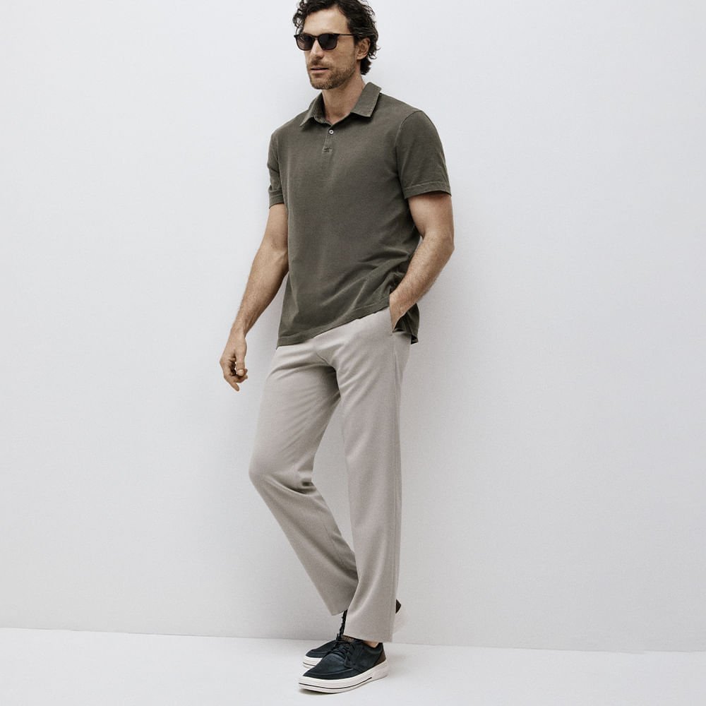 Tênis Masculino Clay Couro Azul Azul Marinho 5