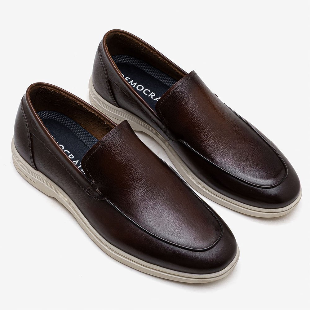 Sapato Masculino Tulum Couro Marrom Marrom 2