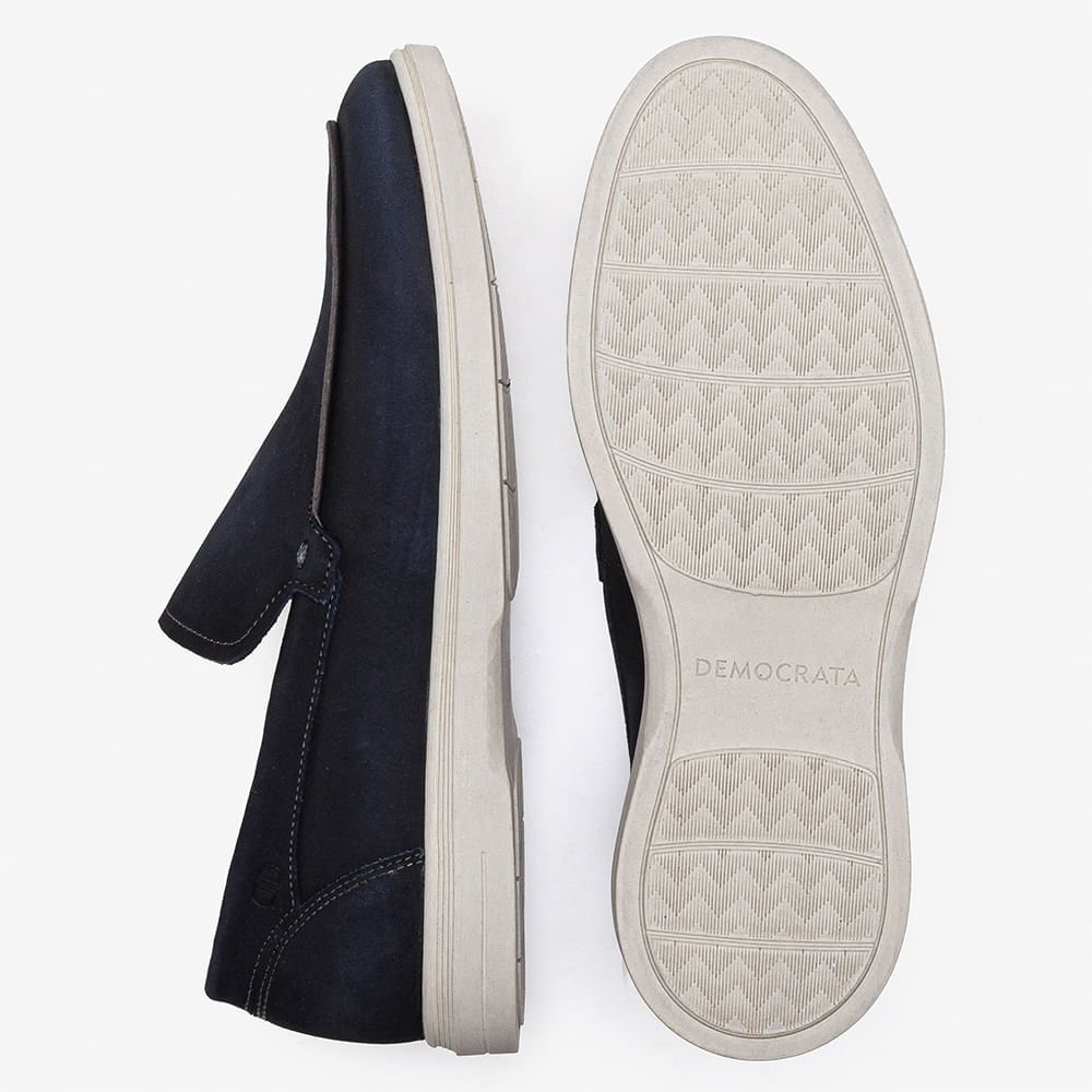 Sapato Masculino Tulum Couro Azul Azul Marinho 4