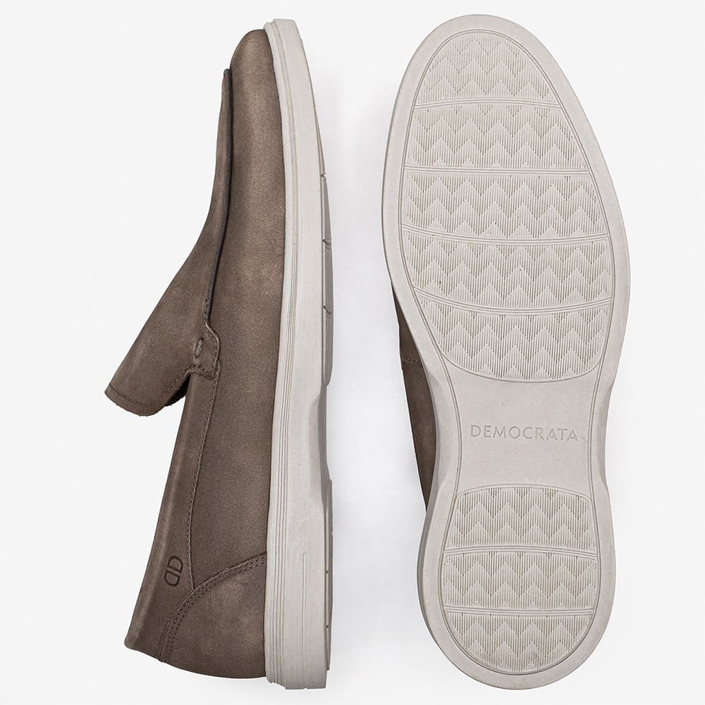 Sapato Masculino Tulum Couro Bege Bege 4