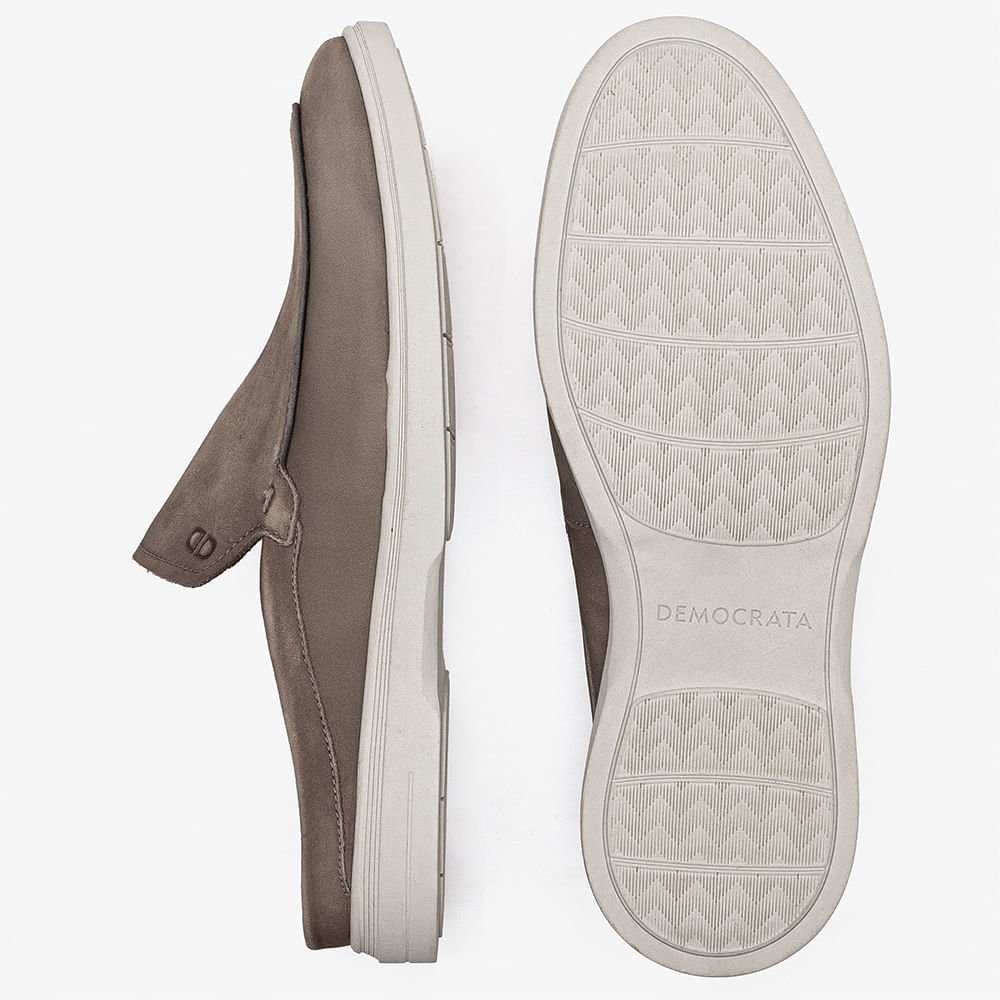 Mule Masculino Tulum Couro Bege Bege 4