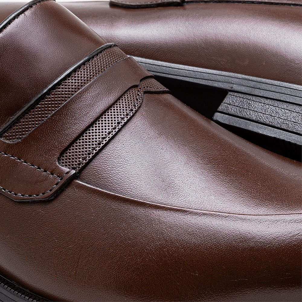Sapato Masculino Duke Couro Hi-Soft 32 Marrom Marrom 3