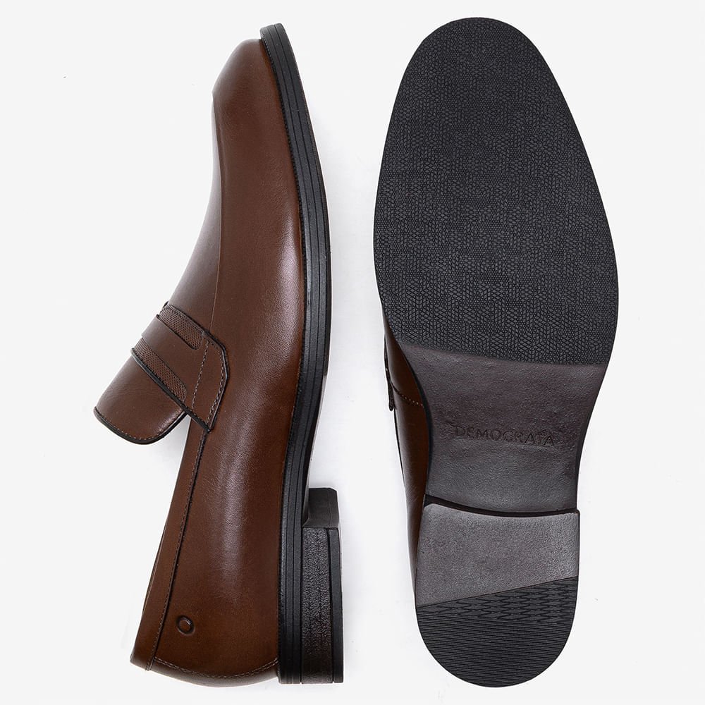 Sapato Masculino Duke Couro Hi-Soft 32 Marrom Marrom 4