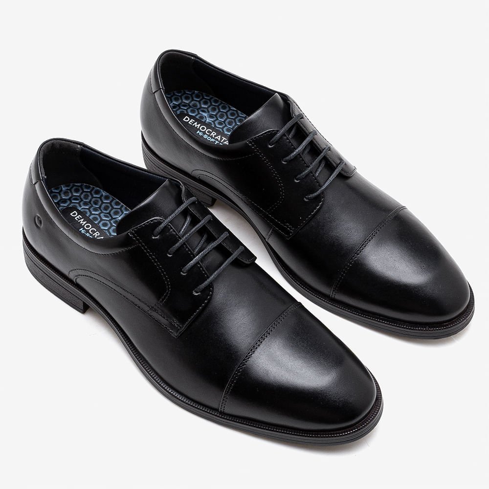 Sapato Masculino Duke Couro Hi-Soft 32 Preto Preto 2
