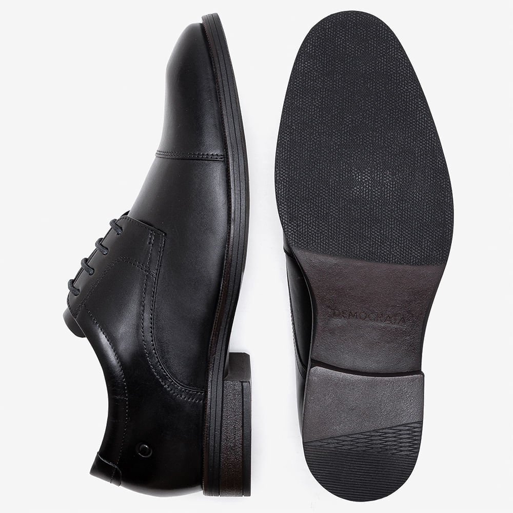 Sapato Masculino Duke Couro Hi-Soft 32 Preto Preto 4
