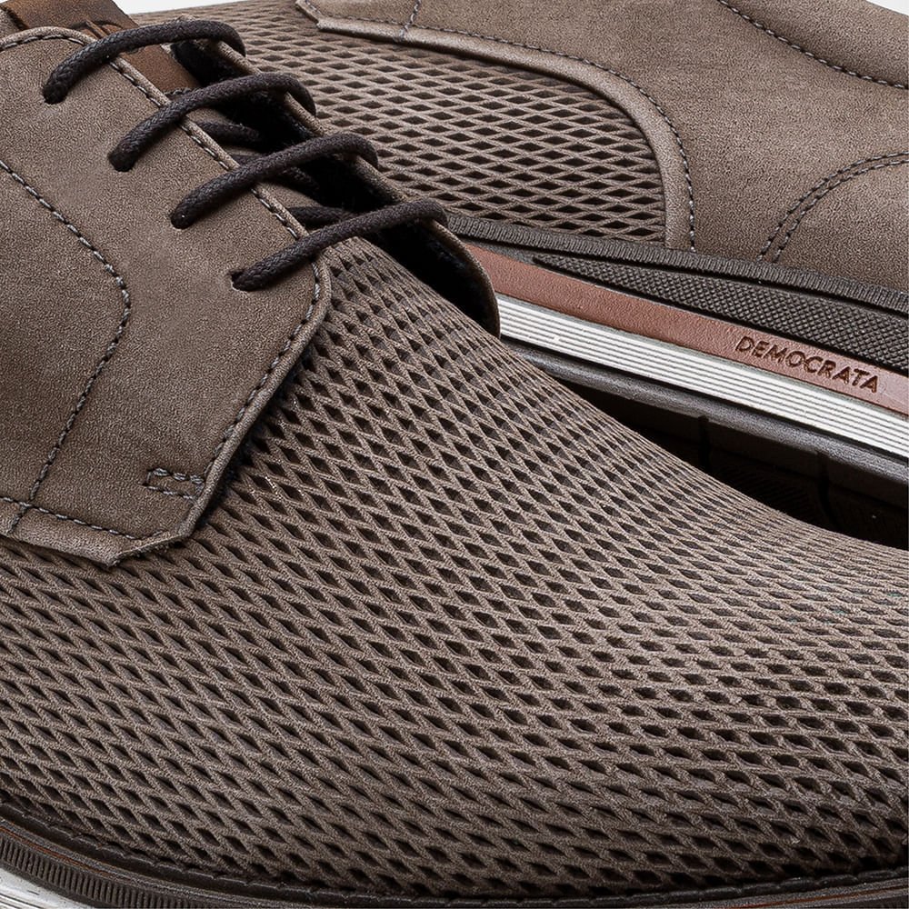 Sapato Masculino Type Couro Bege Marrom 3