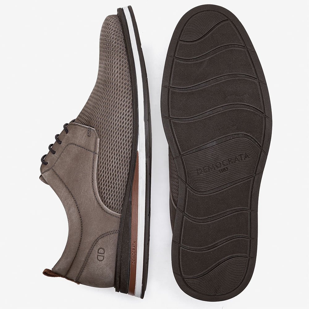 Sapato Masculino Type Couro Bege Marrom 4