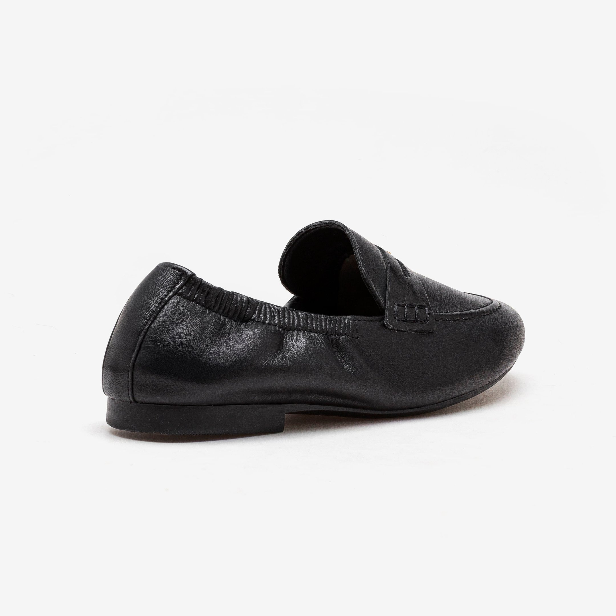 Loafer Feminino Sarah Couro Preto Preto 3