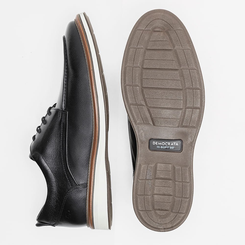 Sapato De Couro Metropolitan James Hi-Soft 32 Preto 39 4