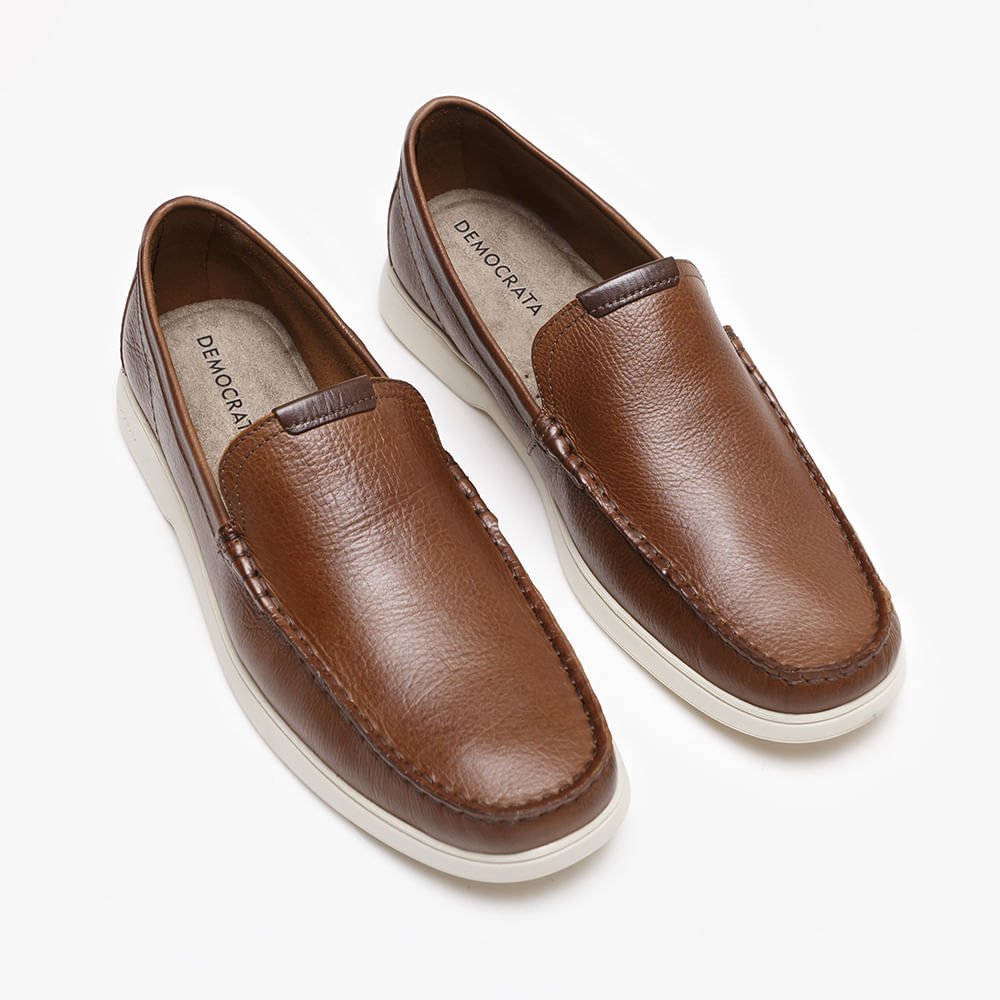 Mocassim Easy Bari Conhaque Marrom 2