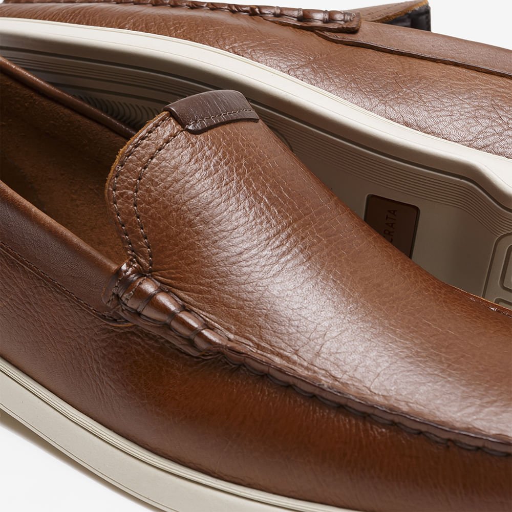 Mocassim Easy Bari Conhaque Marrom 3