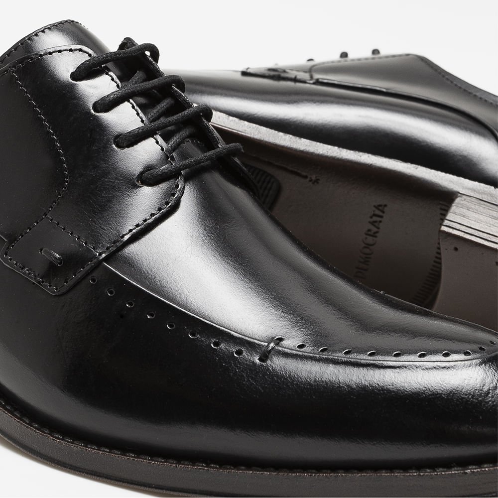 Sapato Metropolitan Harry Preto Cadarço Preto 3