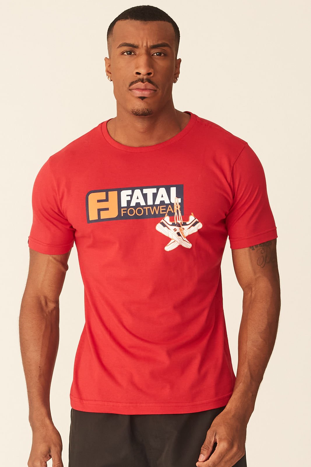 Camiseta Fatal Estampada Vermellha