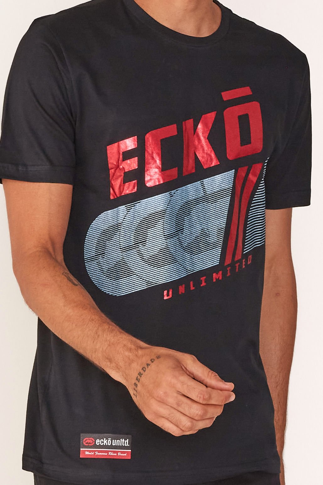 Camiseta Ecko Estampada Preta Preto 3