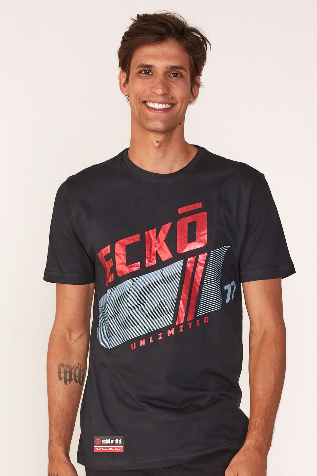 Camiseta Ecko Estampada Preta Preto 4