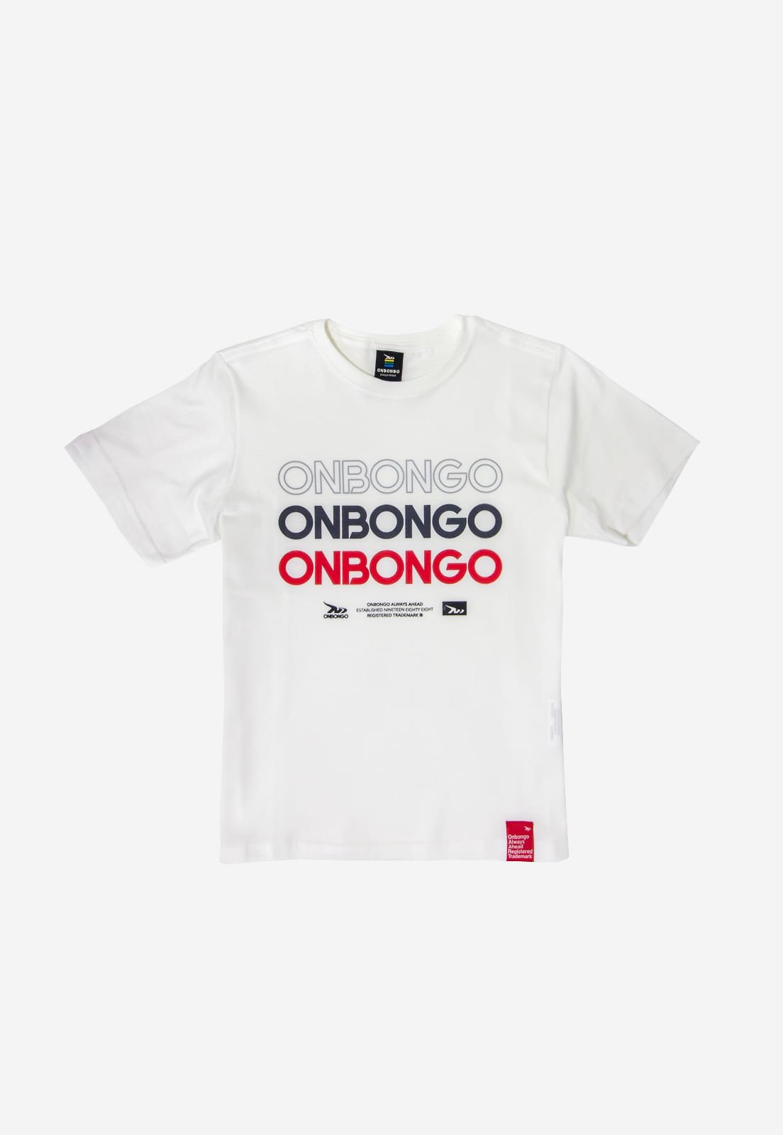Camiseta Onbongo Juvenil Estampada Off White