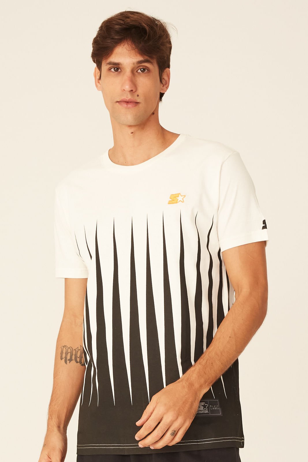 Camiseta Starter Estampada Black Label Off White