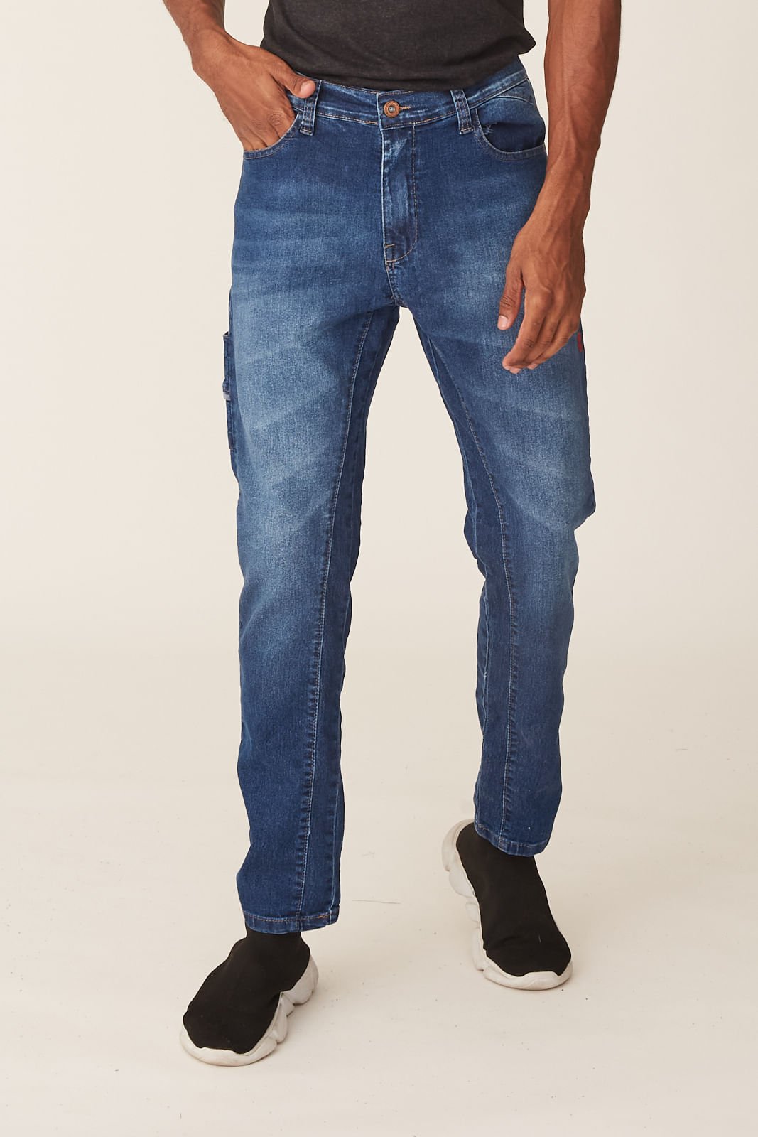 Calça Jeans Ecko Slim Confort Azul