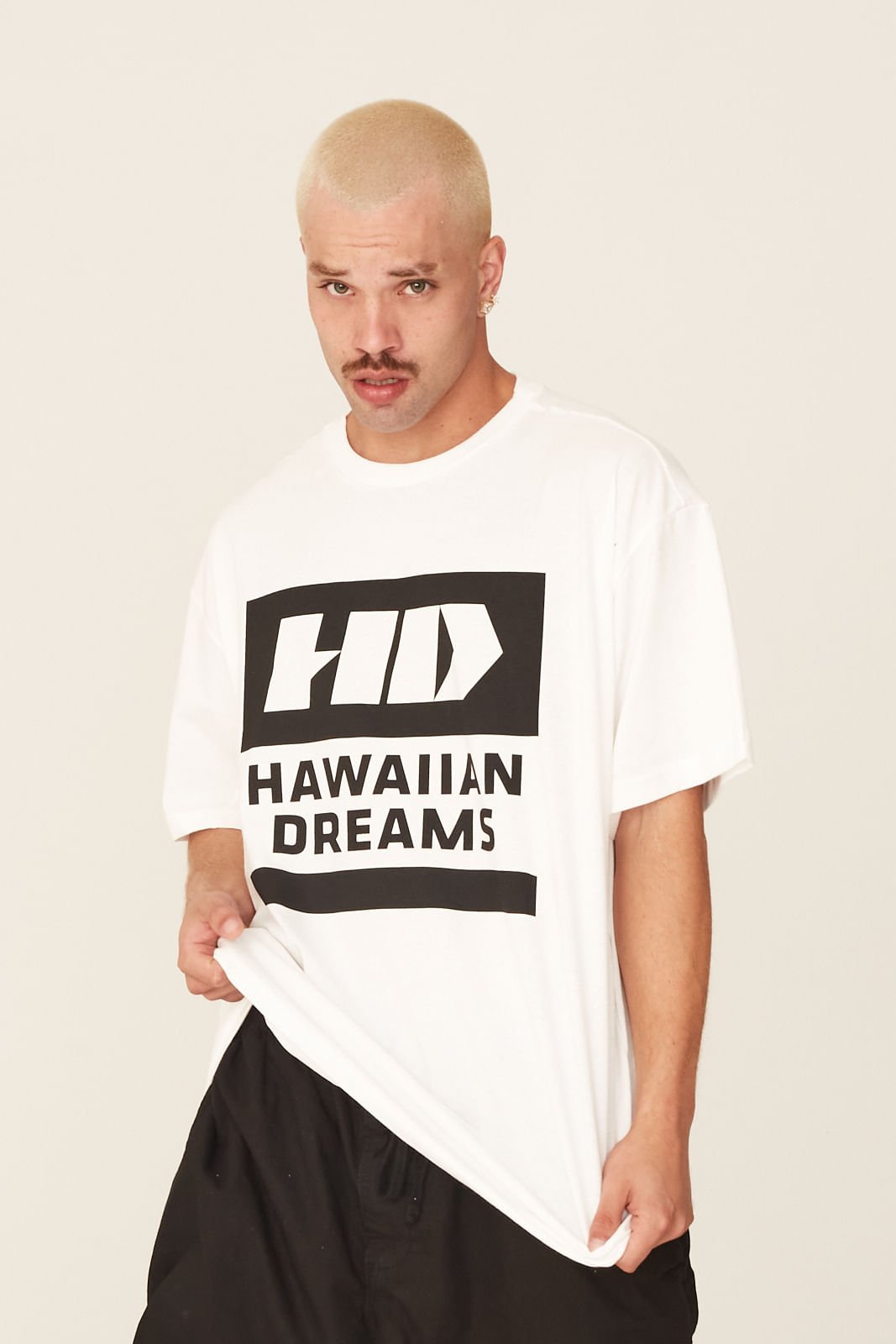 Camiseta HD Plus Size Estampada Off White