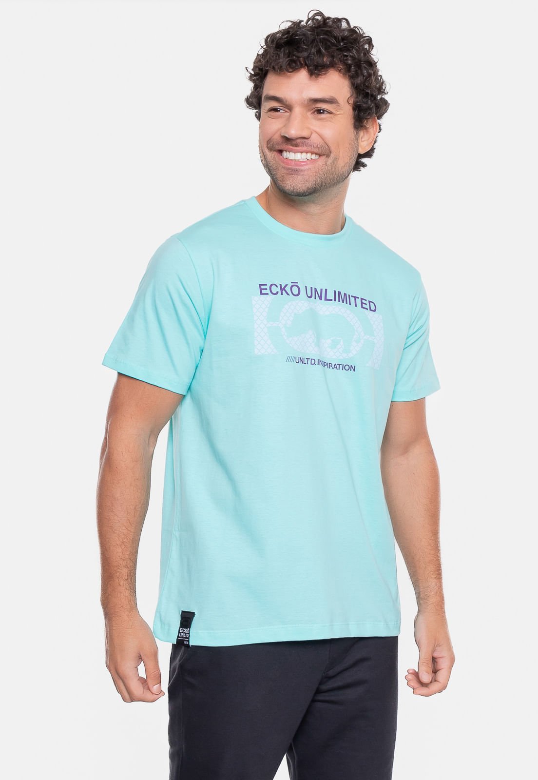 Camiseta Ecko Estampada Verde Verde 4