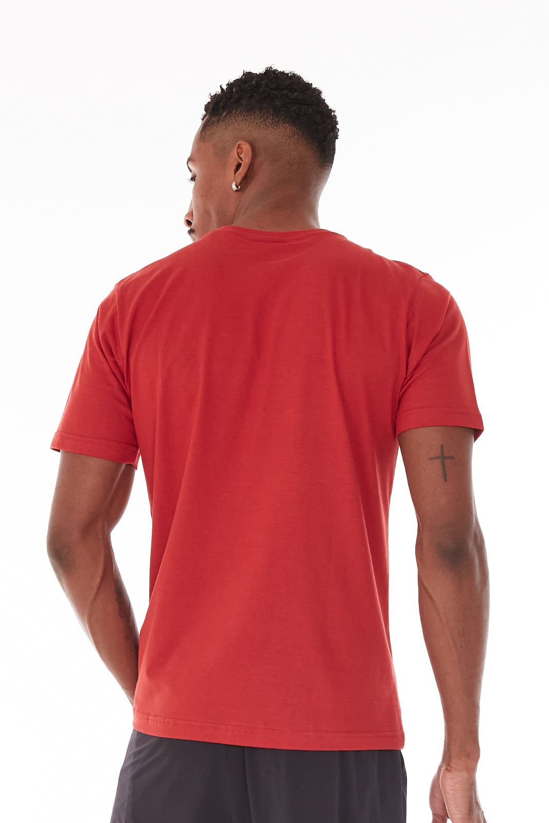 Camiseta Diadora Tonal Frieze Vermelha Vermelho 2