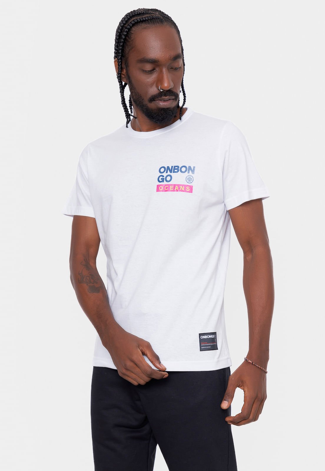 Camiseta Onbongo Ocean Branca