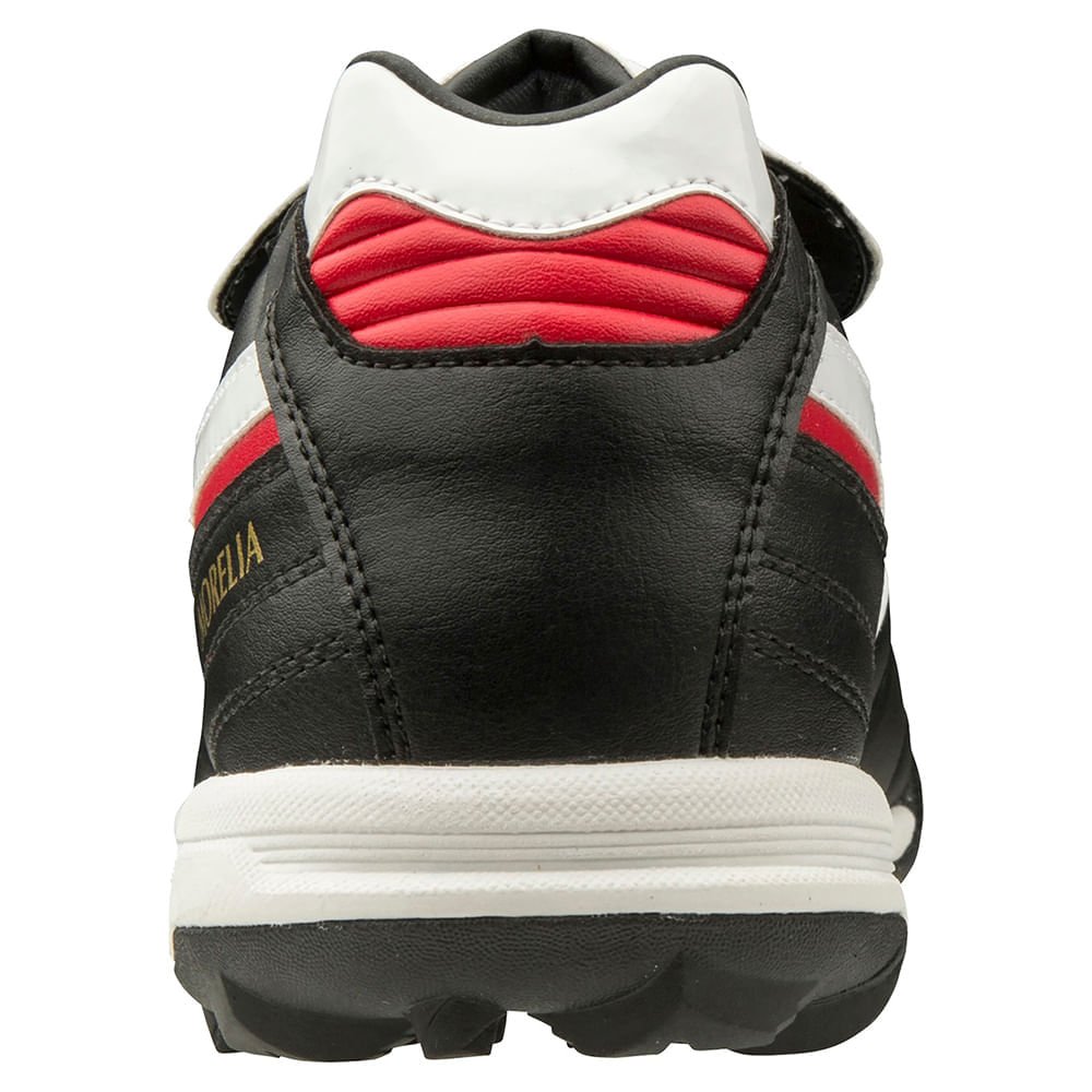 Chuteira Society Masculina Mizuno Morelia II Pro AS Preto/Branco