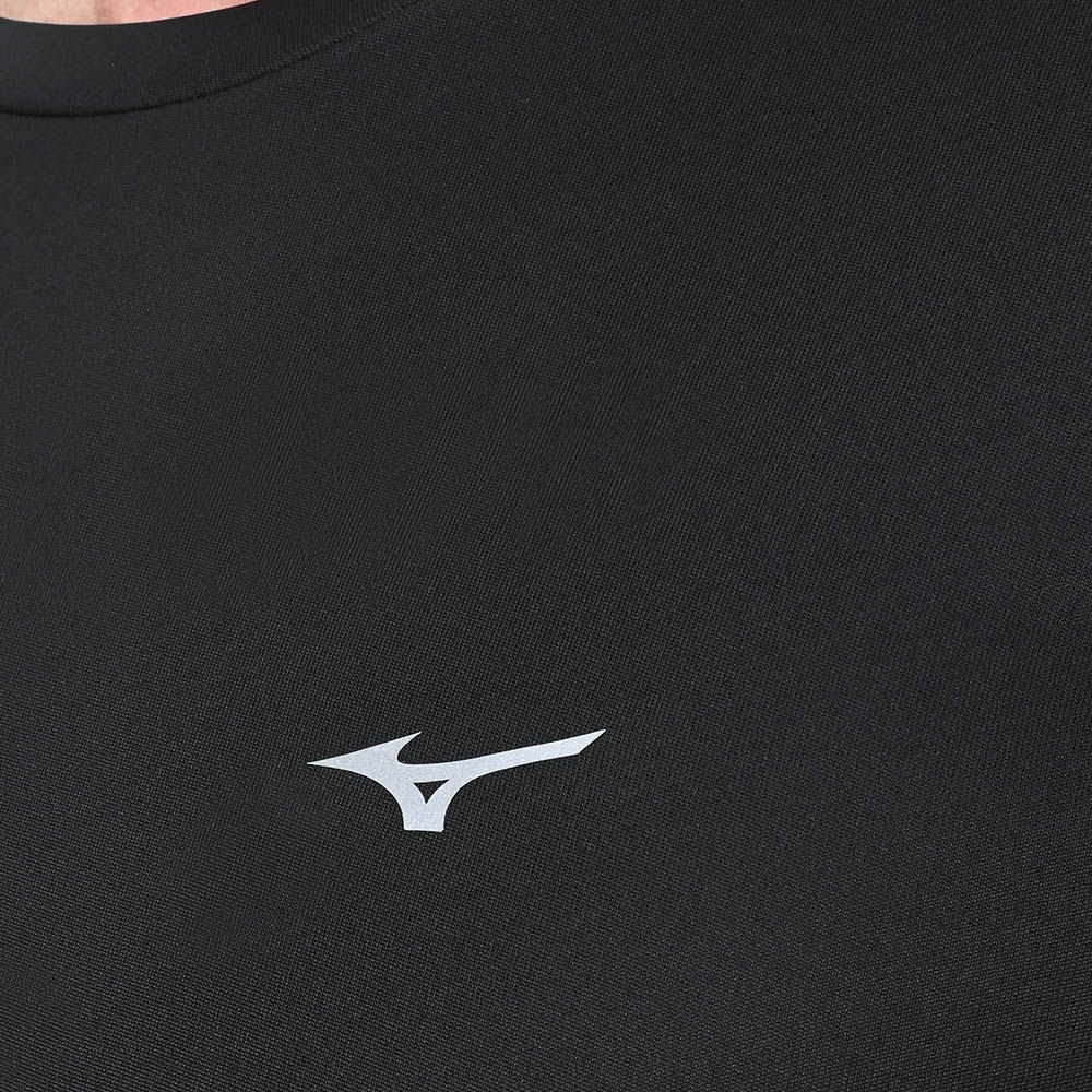 Camiseta de Corrida Masculina Mizuno Spark 2 Preto 5