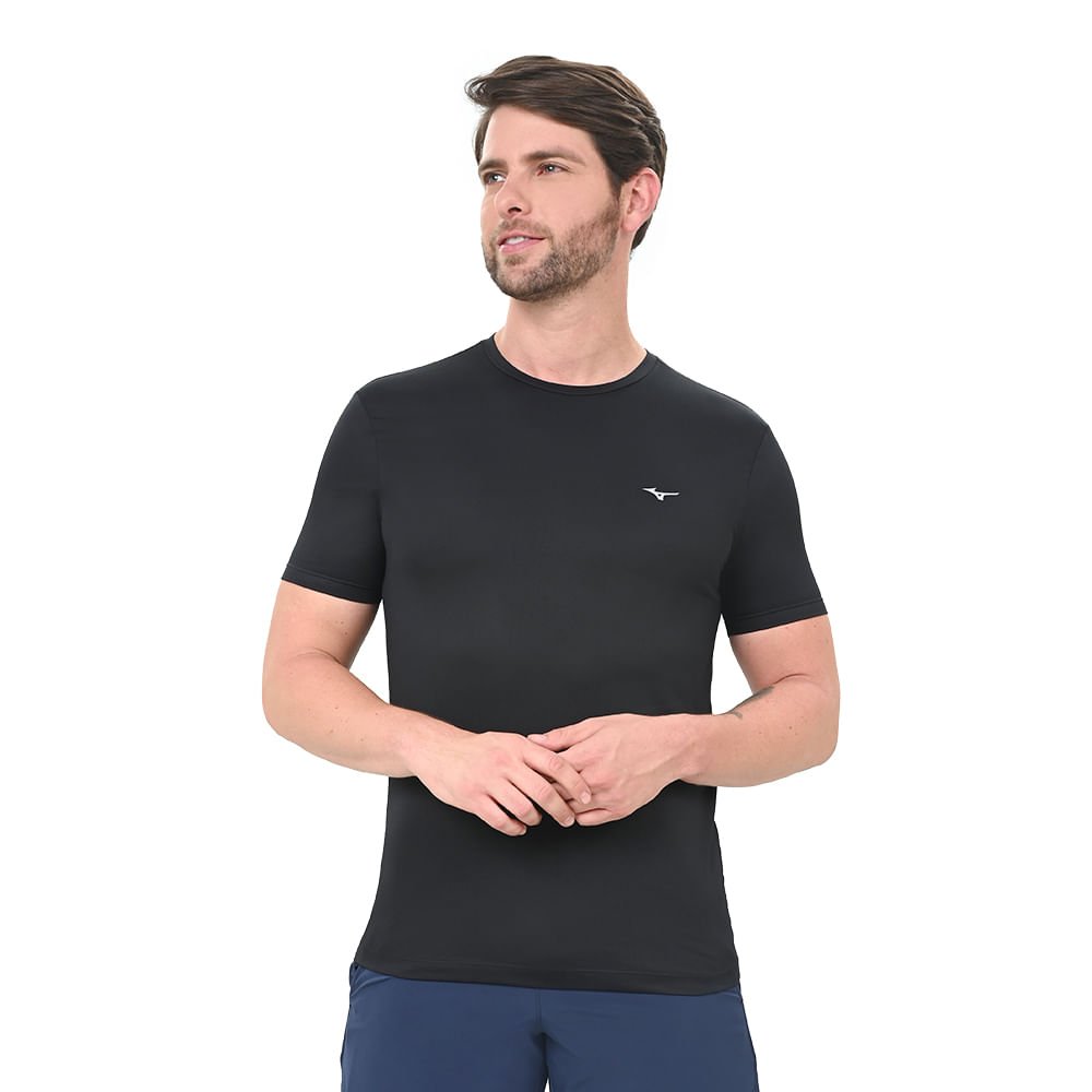 Camiseta de Corrida Manga Longa  Masculina Mizuno Nirvana