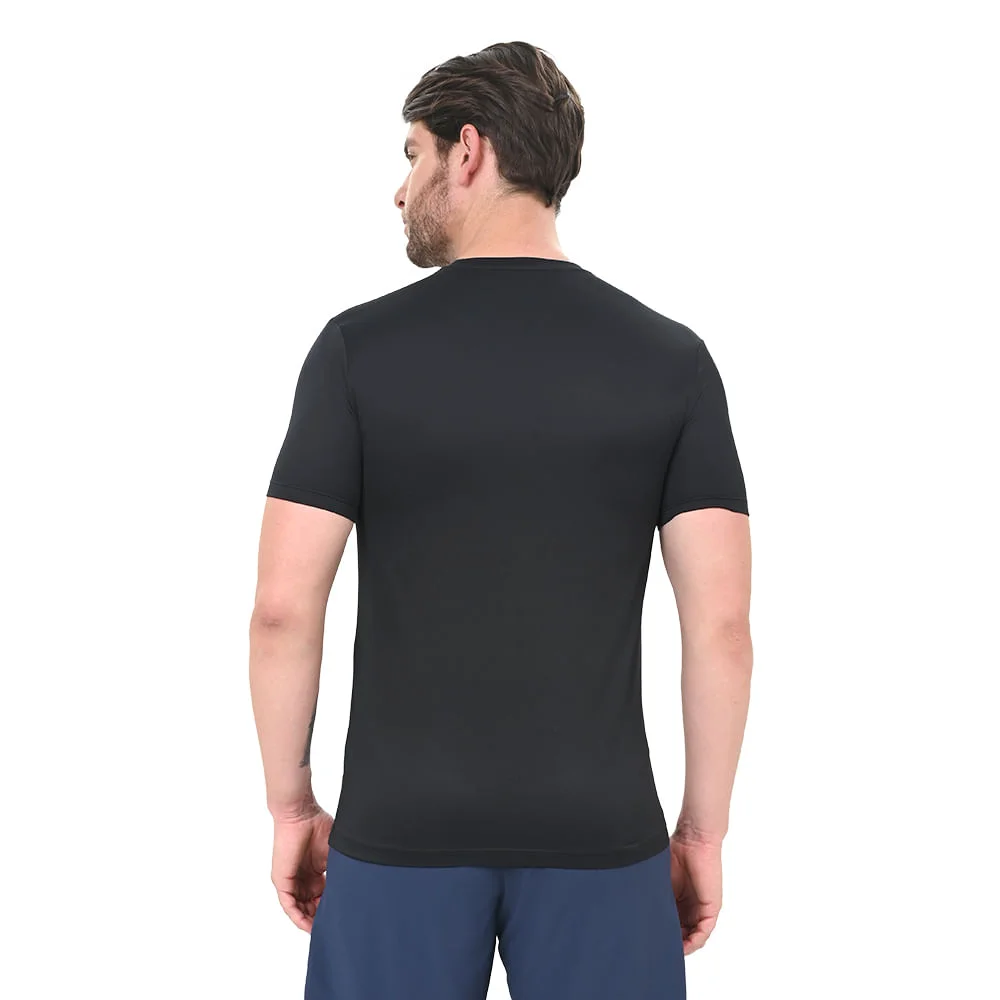 Camiseta de Corrida Manga Longa  Masculina Mizuno Nirvana Preto 3