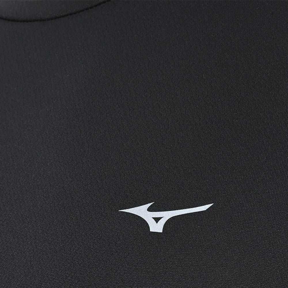 Camiseta de Corrida Manga Longa  Masculina Mizuno Nirvana Preto 5