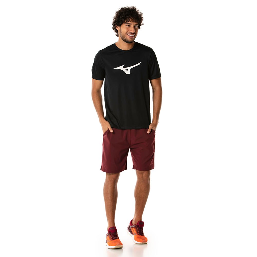 Camiseta de Treino Masculina Mizuno Spark Preto 4