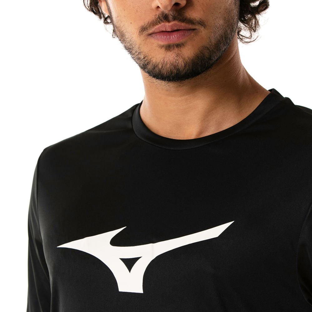 Camiseta de Treino Masculina Mizuno Spark Preto 3