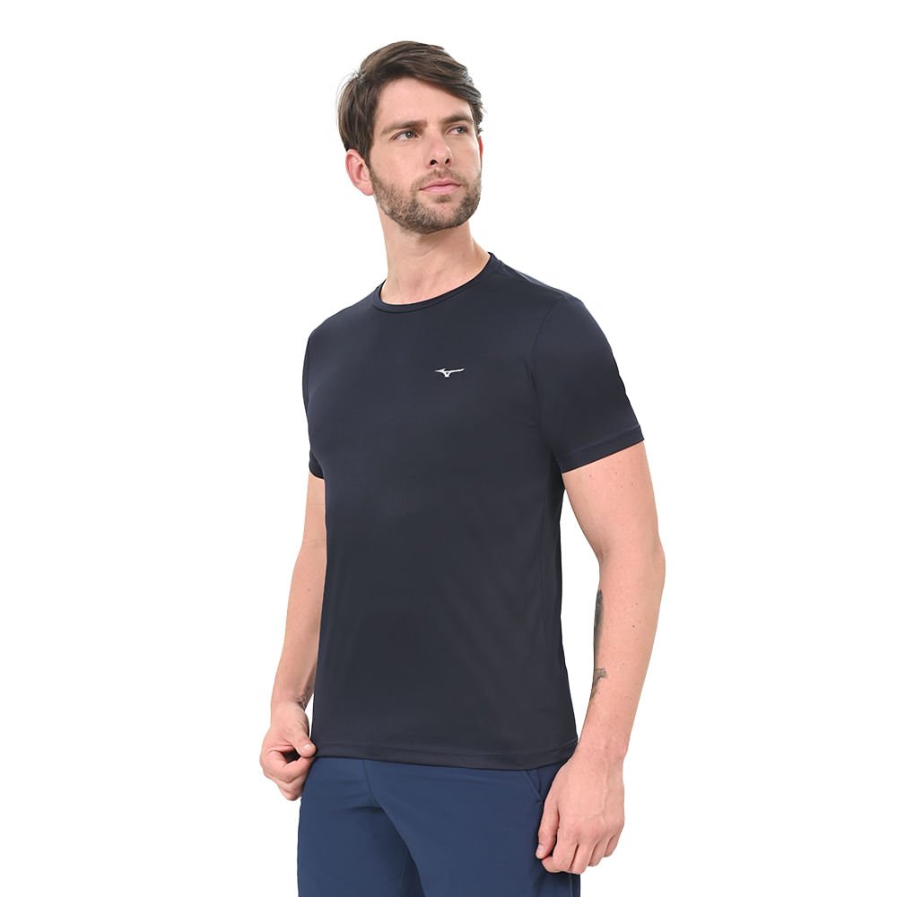 Camiseta de Treino Masculina Mizuno Energy Azul 2