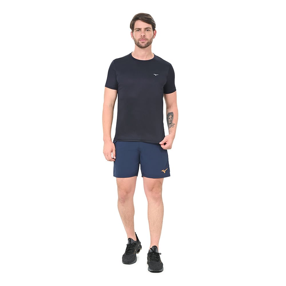 Camiseta de Treino Masculina Mizuno Energy Azul 4