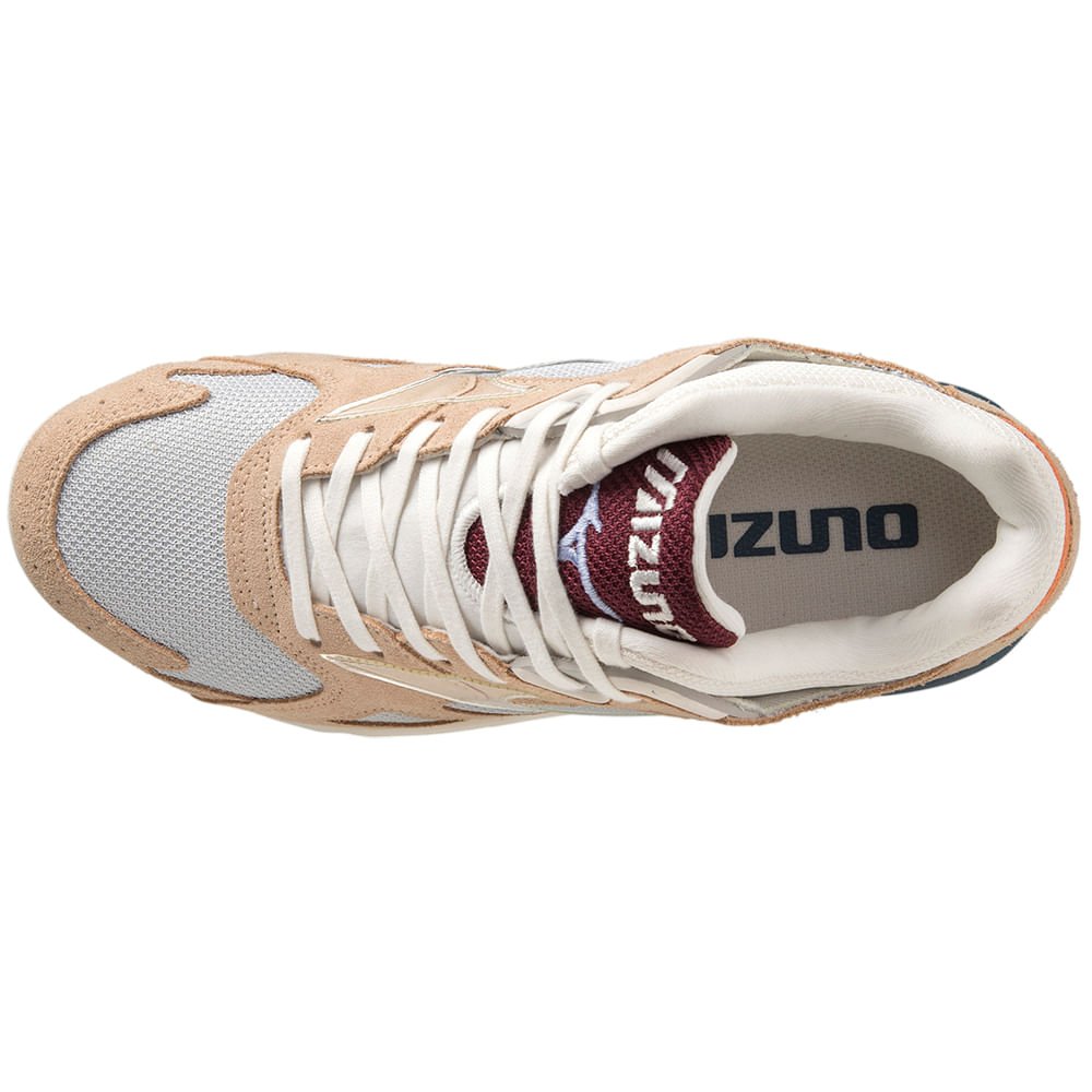 Tênis Casual Unissex Mizuno Sky Medal S Bege/Cinza/Azul 2