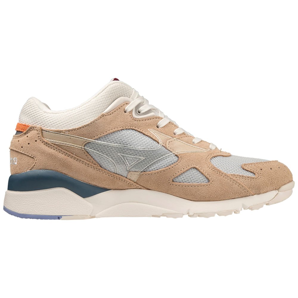 Tênis Casual Unissex Mizuno Sky Medal S Bege/Cinza/Azul 4