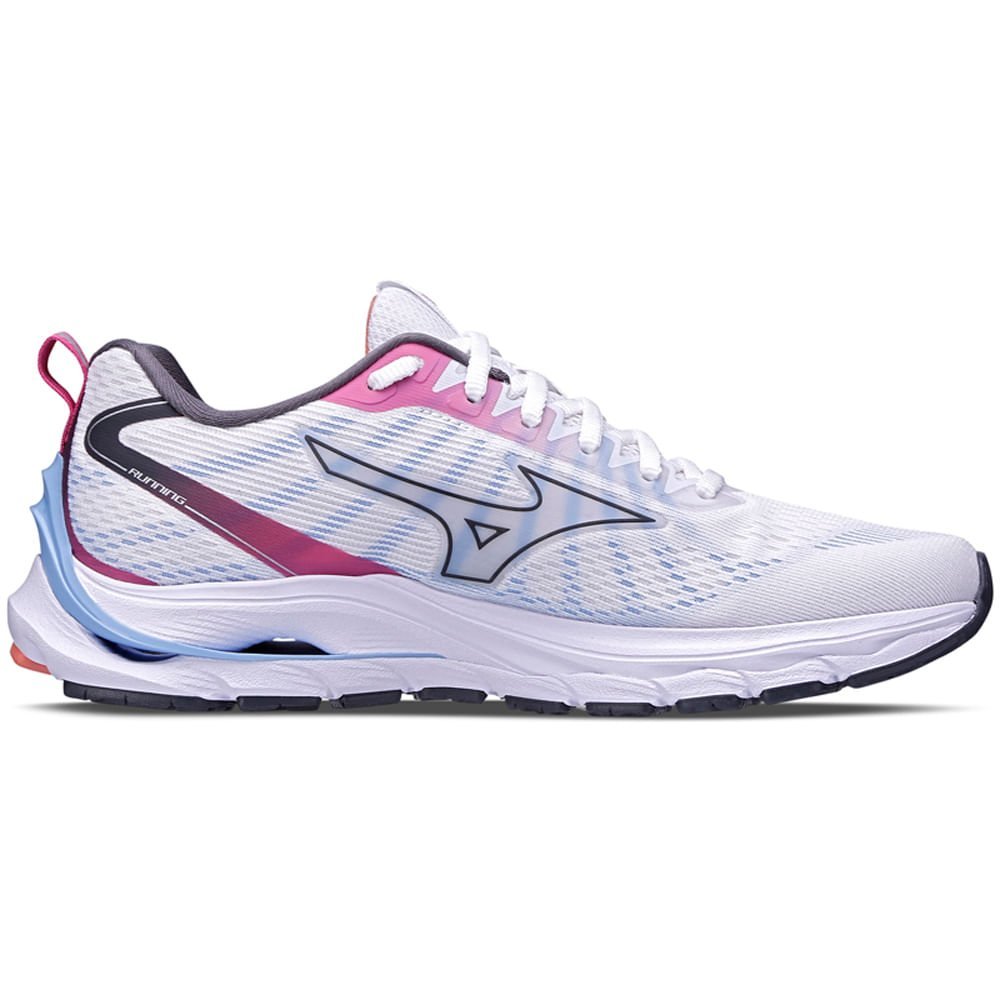 Tênis de Corrida Feminino Mizuno Wave Dynasty 5 Branco 4